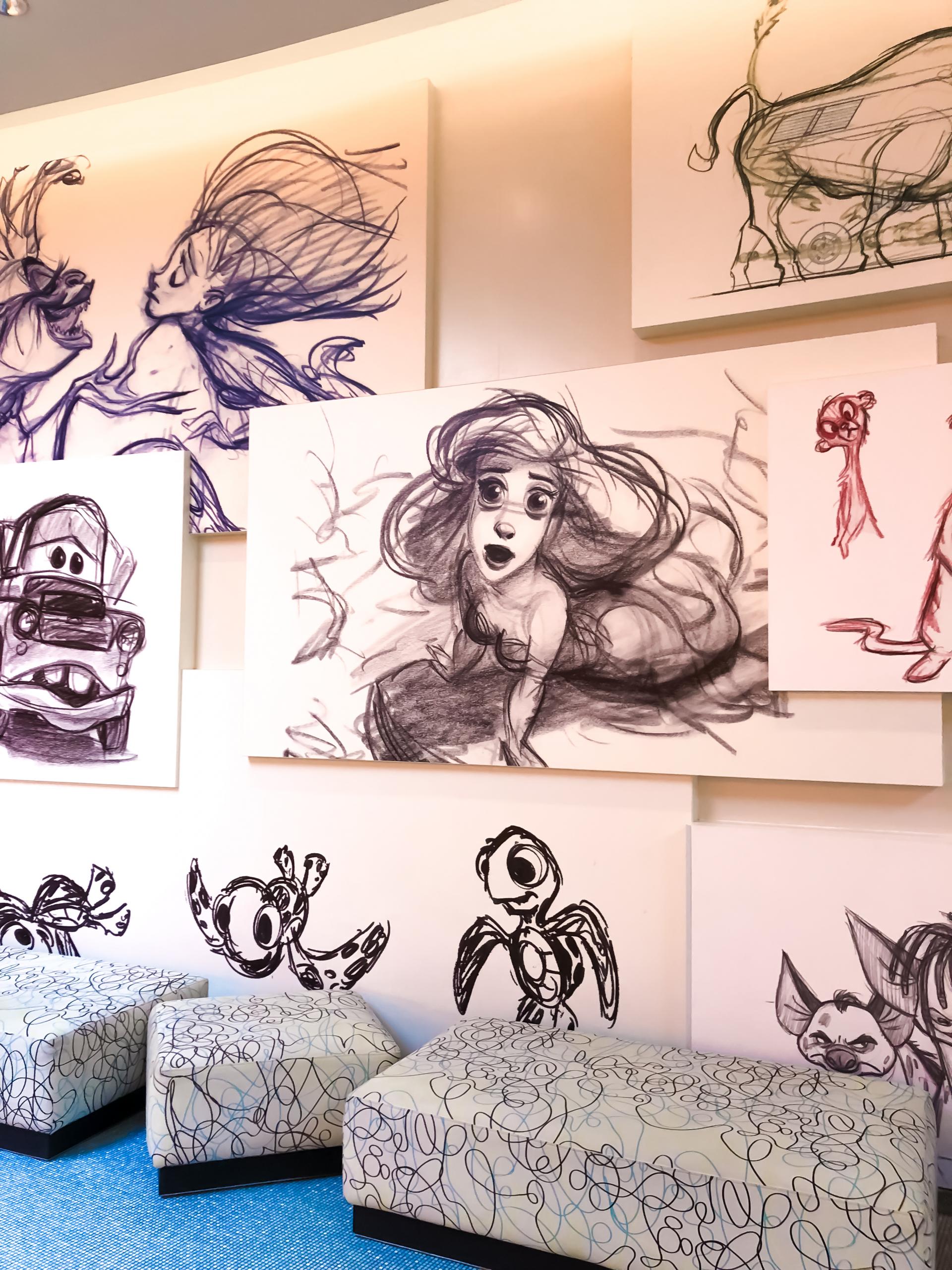 Lobby at Art of Animation