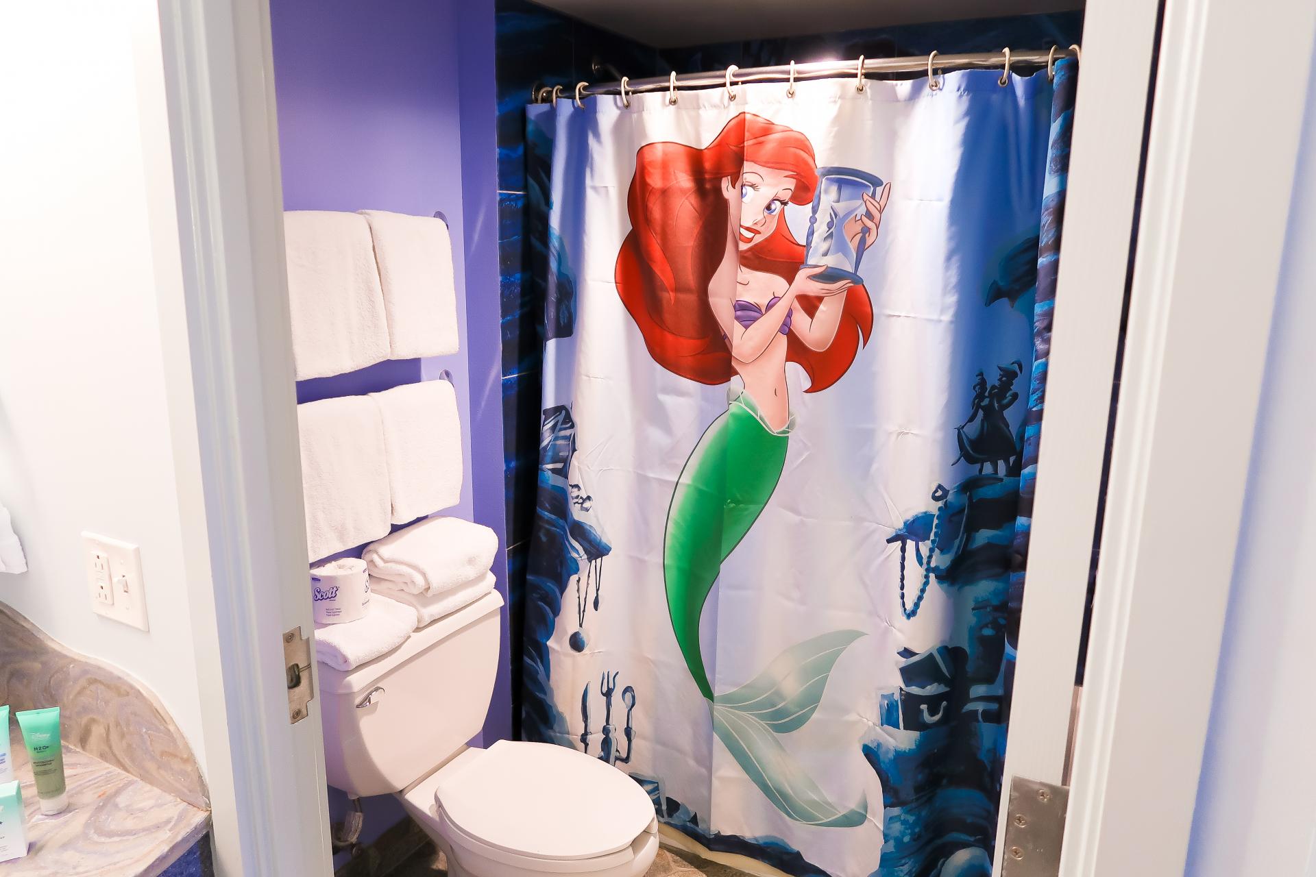 The Little Mermaid Bathroom at Art of Animation